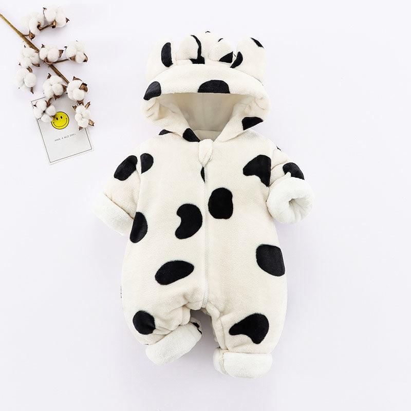 Baby Thickened Cotton Clothes Outwear Suit - Amazitshop