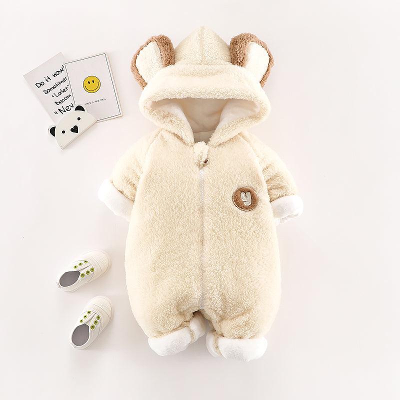 Baby Thickened Cotton Clothes Outwear Suit - Amazitshop