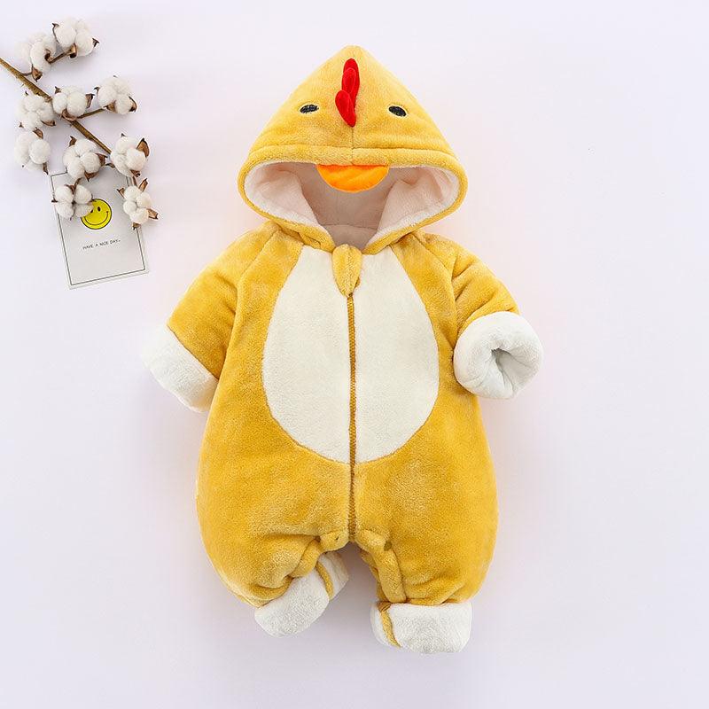 Baby Thickened Cotton Clothes Outwear Suit - Amazitshop