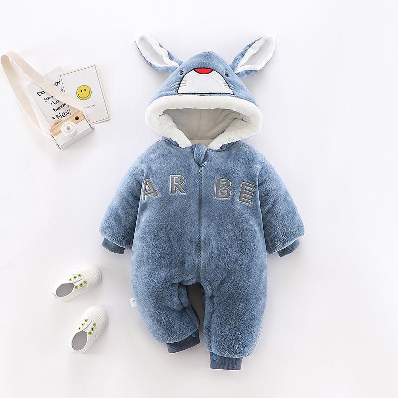 Baby Thickened Cotton Clothes Outwear Suit - Amazitshop