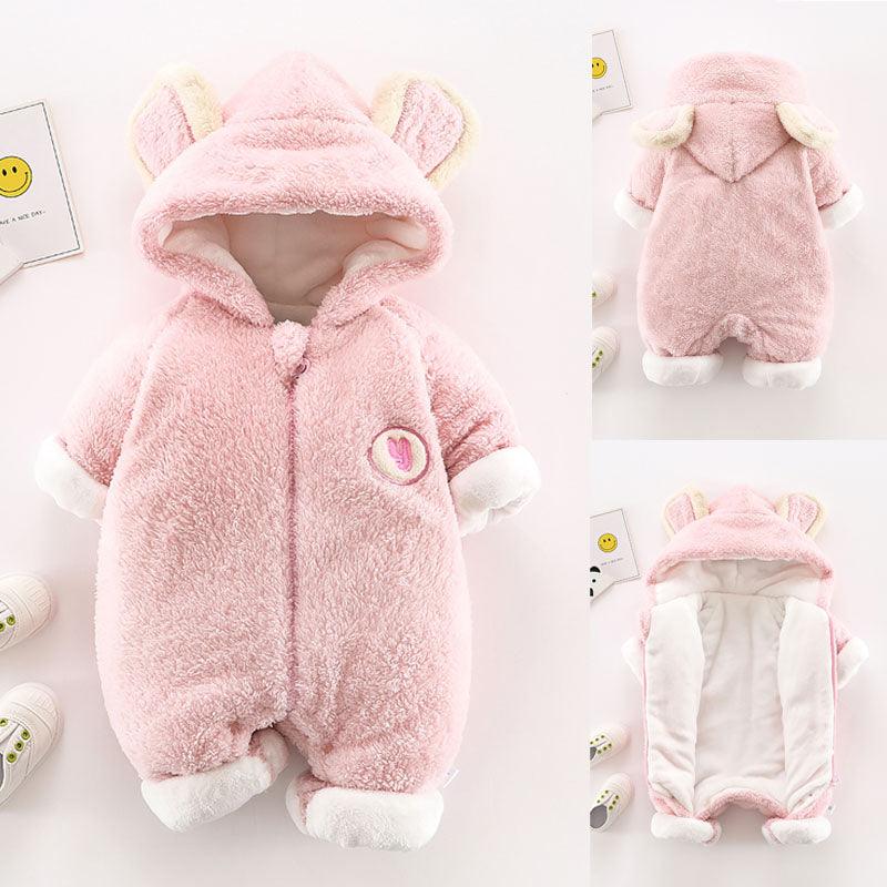 Baby Thickened Cotton Clothes Outwear Suit - Amazitshop