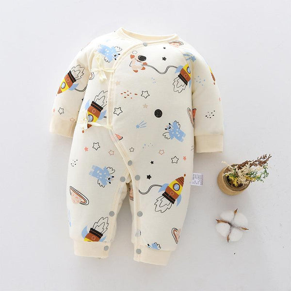 Baby warm one - piece clothes spring, autumn and winter - Amazitshop