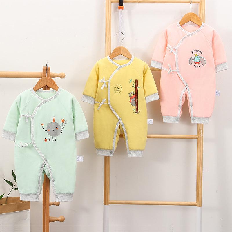 Baby warm one - piece clothes spring, autumn and winter - Amazitshop