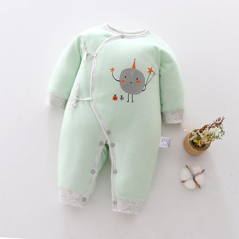 Baby warm one - piece clothes spring, autumn and winter - Amazitshop