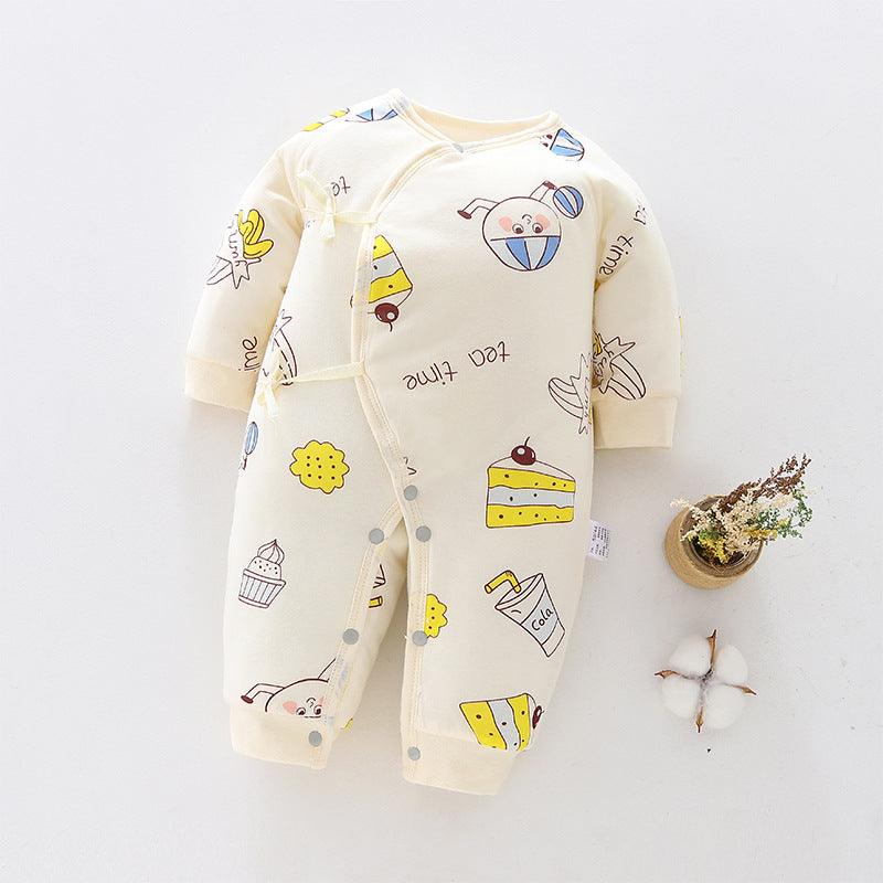 Baby warm one - piece clothes spring, autumn and winter - Amazitshop