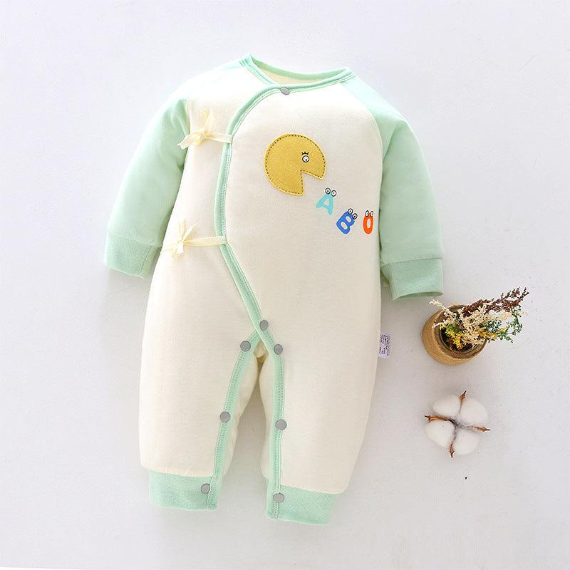 Baby warm one - piece clothes spring, autumn and winter - Amazitshop