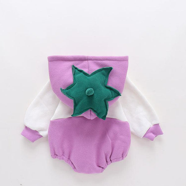 Baby Winter Clothes, Vegetable Styling Clothes, Foreign Style Romper Plus Velvet Thickening Warm One - piece Baby Winter Clothes - Amazitshop
