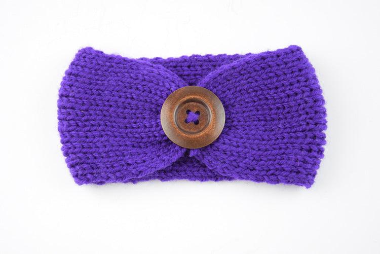 Baby wool headband hand - woven hair accessories - Amazitshop