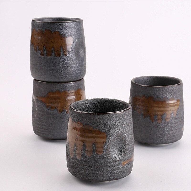 Barware Japanese style brushed ceramic water cup - Amazitshop
