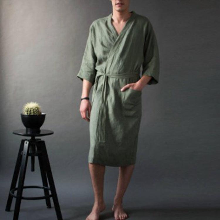 Bathrobe Bath Robe Dressing Gown Loungewear Sleepwear - Amazitshop
