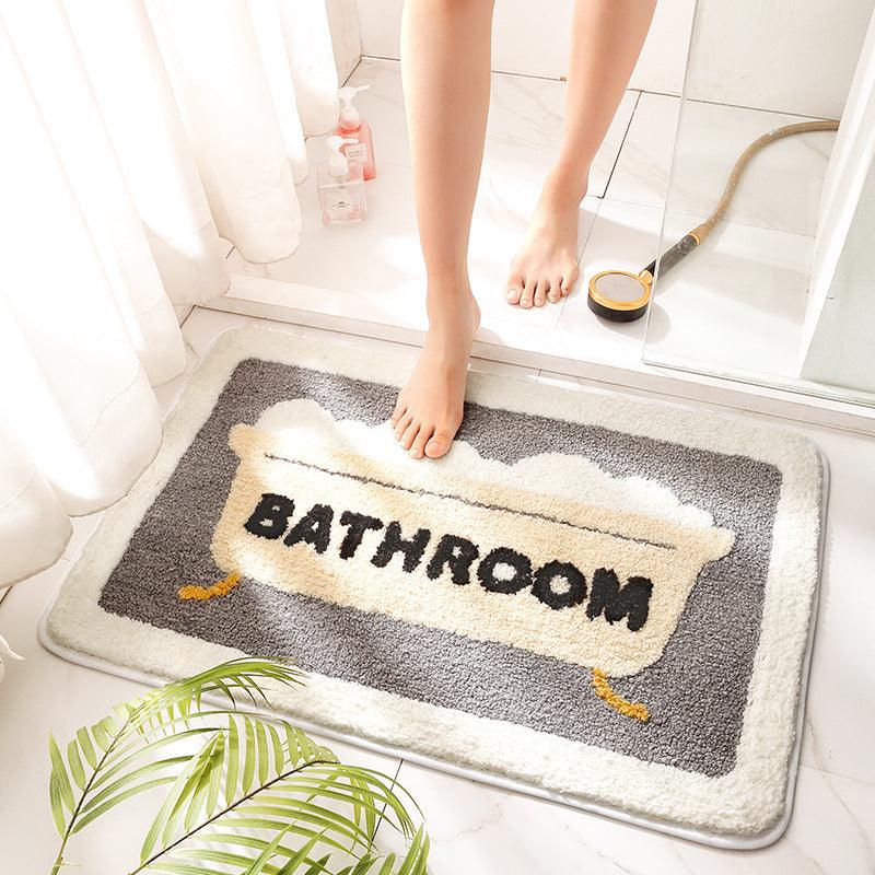 Bathroom Absorbent Floor Mats For Bathroom Non Slip Mats - Amazitshop