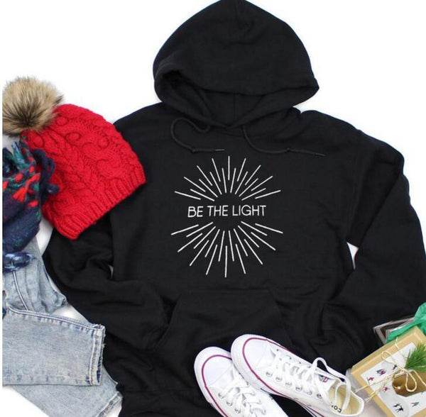 Be The Light Sweatshirts For Woman - Amazitshop