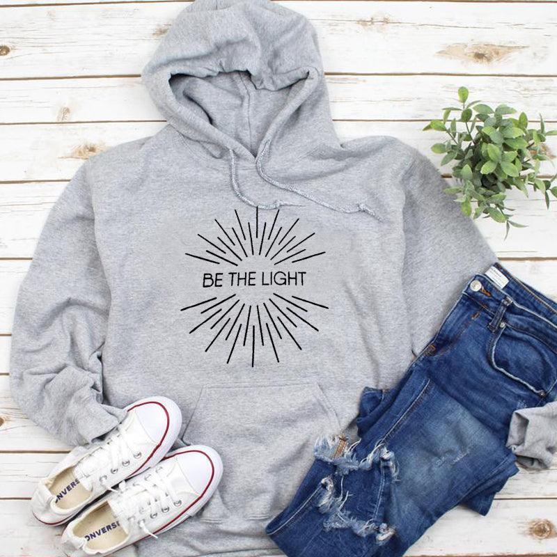 Be The Light Sweatshirts For Woman - Amazitshop