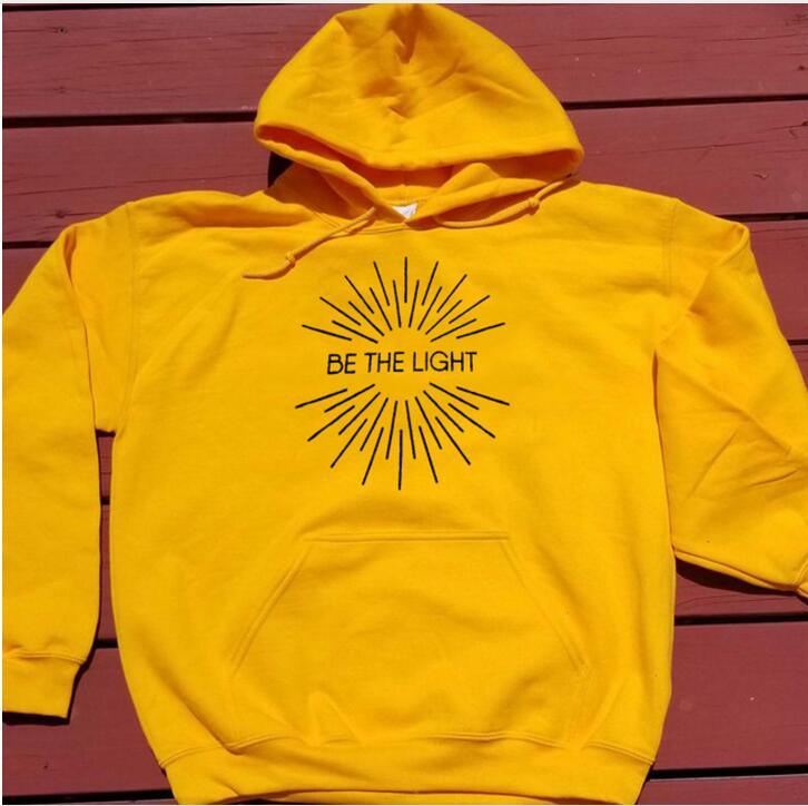 Be The Light Sweatshirts For Woman - Amazitshop