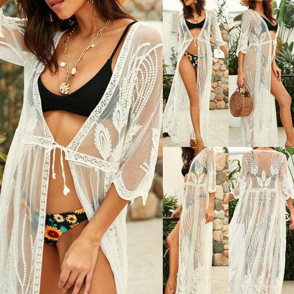 Beach net embroidered blouse - Amazitshop
