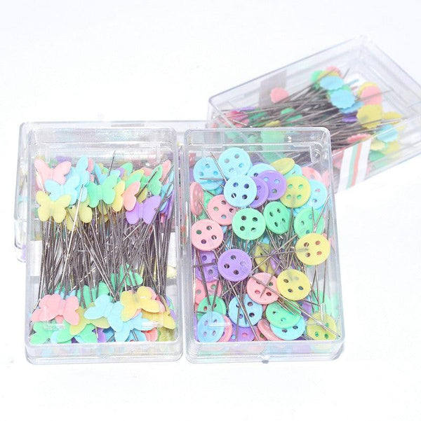 Bead Needles, Pins, Buttons, Bow Ties, Butterfly Plum Blossom Needles, Handmade Sewing - Amazitshop