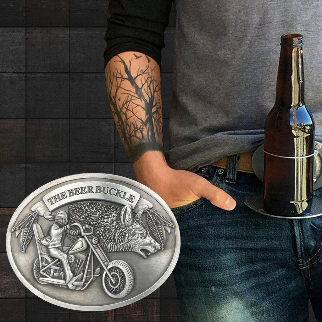 Beer Belt Buckle Outdoor Dinner Drink - Amazitshop