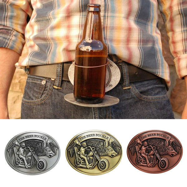 Beer Belt Buckle Outdoor Dinner Drink - Amazitshop