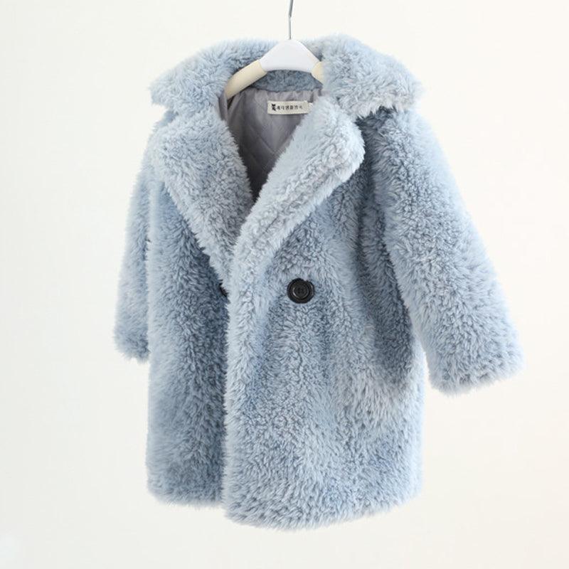 Big Kids Fur Coat In Autumn And Winter Coat - Amazitshop