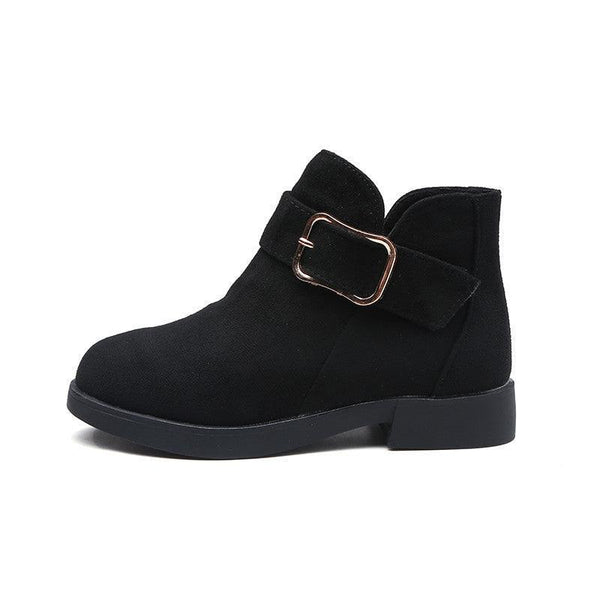 Big kids suede leather boots - Amazitshop