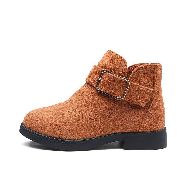 Big kids suede leather boots - Amazitshop
