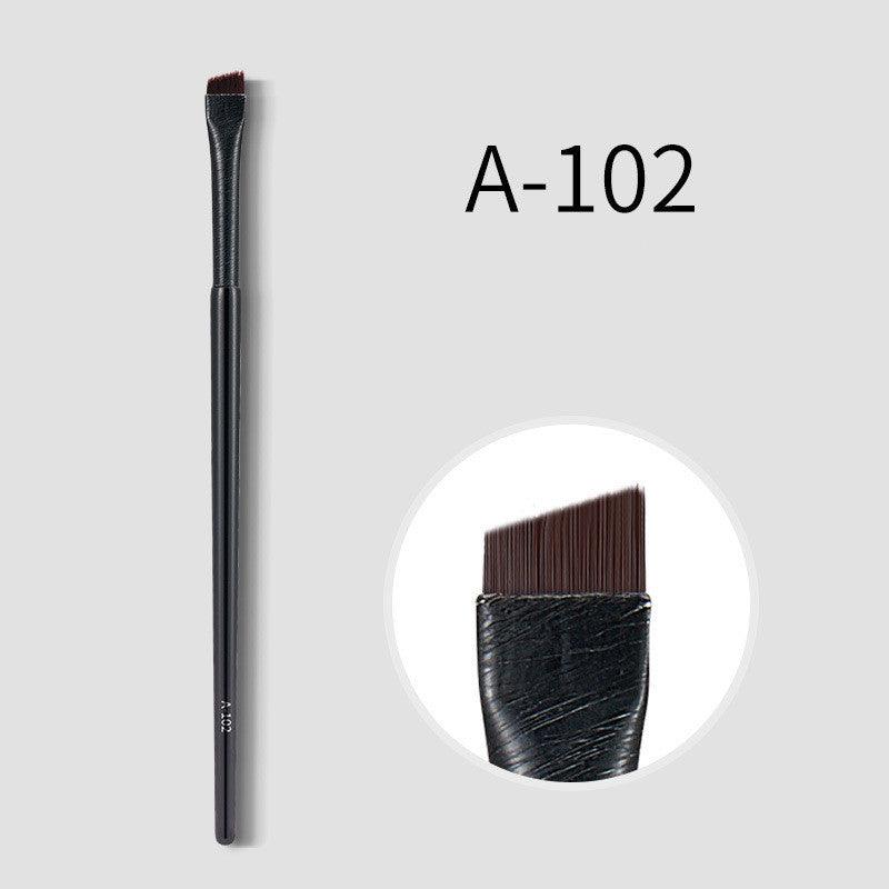 Blade Oblique Head Eyebrow Brush Superfine Flat Head Eyeliner Brush - Amazitshop