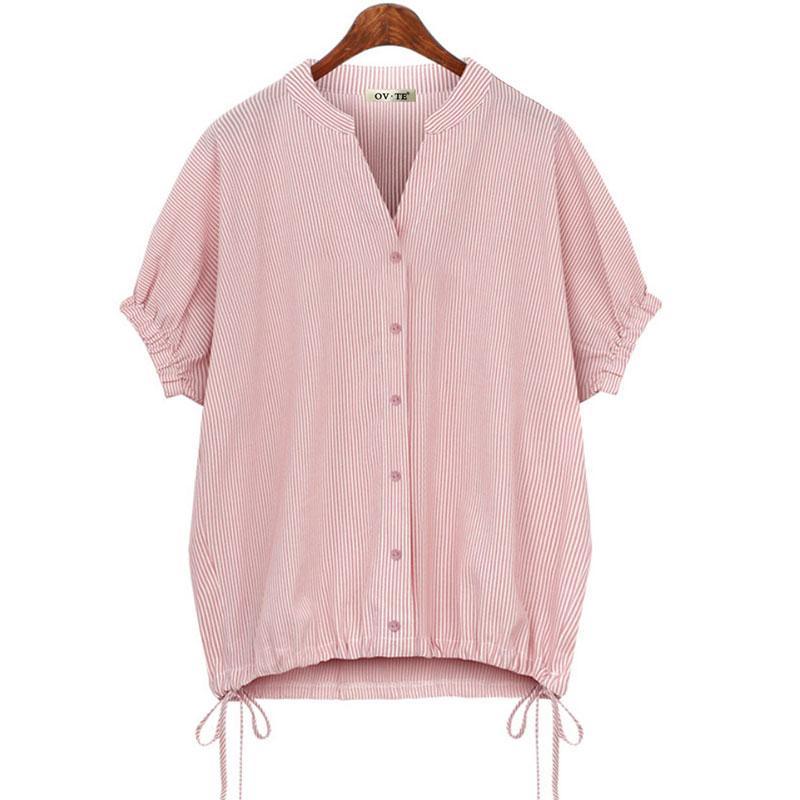 Blouses with loose stripes and raglan sleeves - Amazitshop