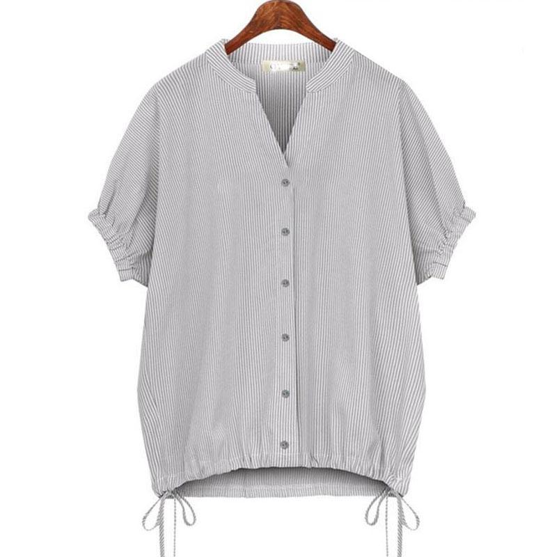 Blouses with loose stripes and raglan sleeves - Amazitshop