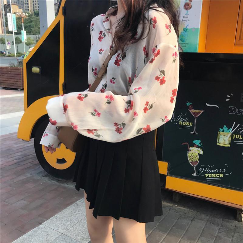 Blouses Women Ulzzang Summer Spring New College Fresh - Amazitshop