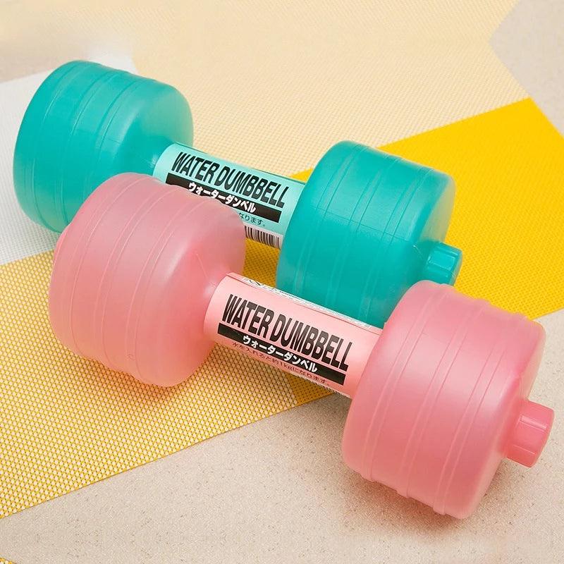 Body Building Water Dumbbell Weight Dumbbells Slimming Fitness Gym Equipment Yoga for Training Sport Plastic Bottle Exercise - Amazitshop