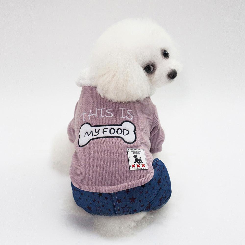 Bone clothes pet clothing - Amazitshop
