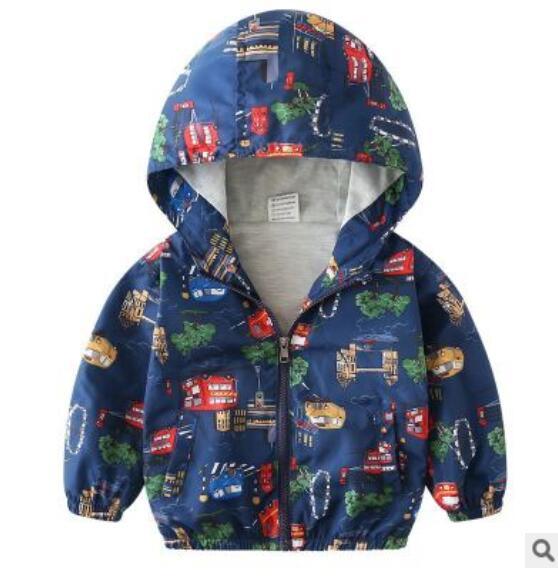 Boy jacket casual hooded jacket - Amazitshop
