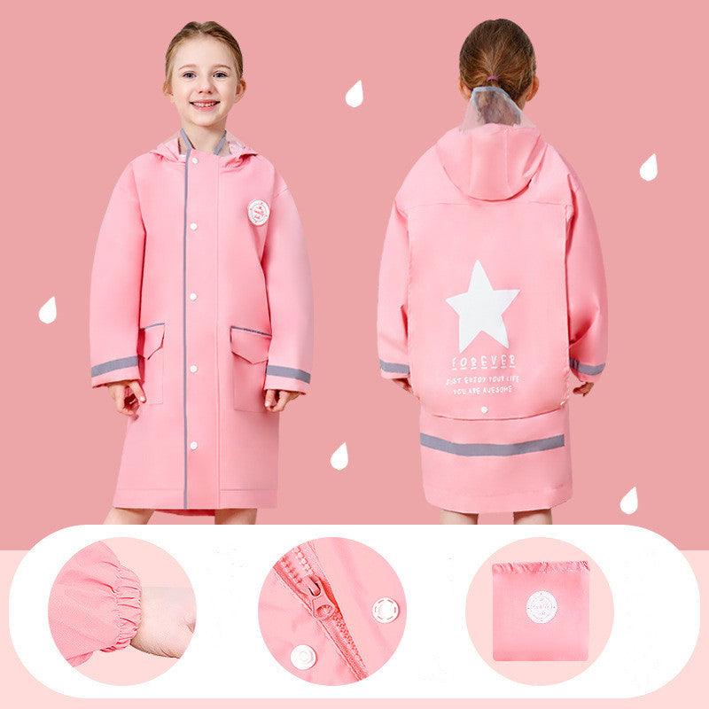 Boy Rain Gear Kindergarten Girl Rain Poncho - Amazitshop
