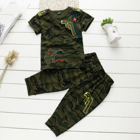 Boys Clothing Sets 2014 Fashion Summer Solid Cotton - Amazitshop