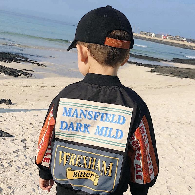 Boys Coat Children's PU Jacket Fashion Kid Outwear Casual Motorcycle Jacket Leather Kids Coat Black - Amazitshop