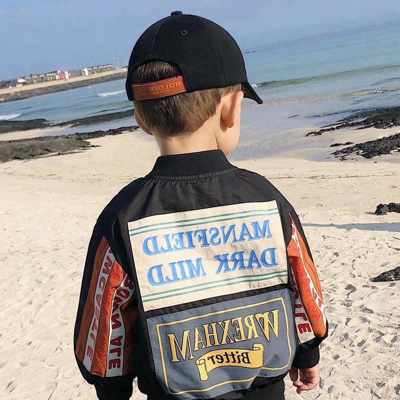 Boys Coat Children's PU Jacket Fashion Kid Outwear Casual Motorcycle Jacket Leather Kids Coat Black - Amazitshop