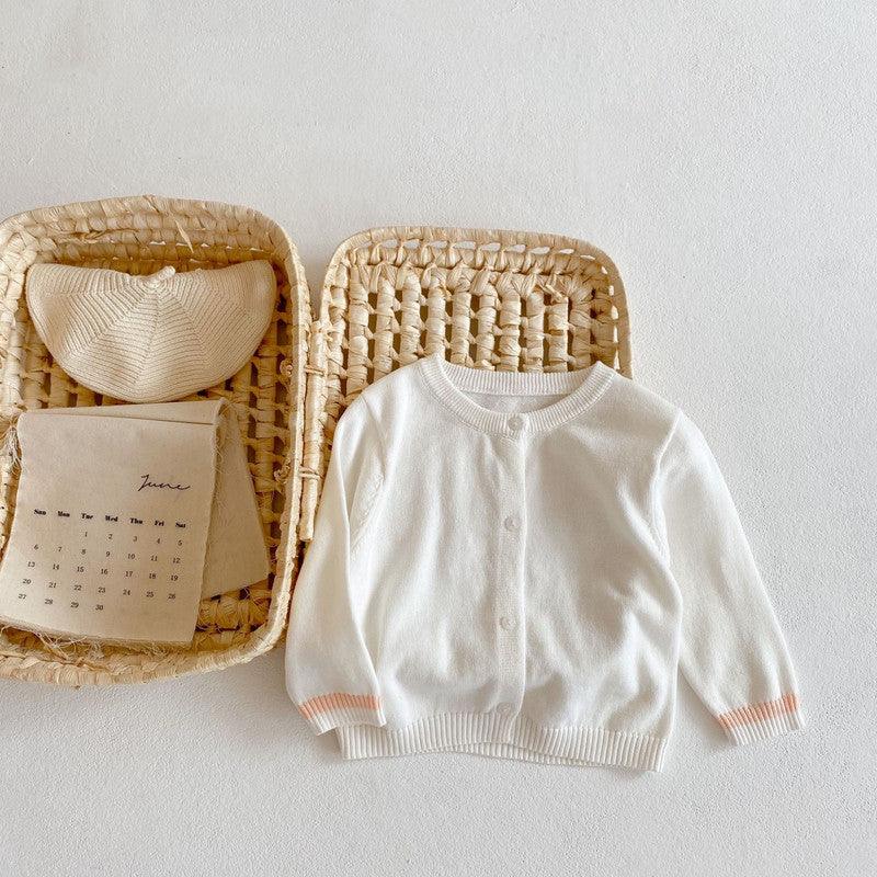 Boys' Color Contrast Hollow Cardigan Sun Protection - Amazitshop