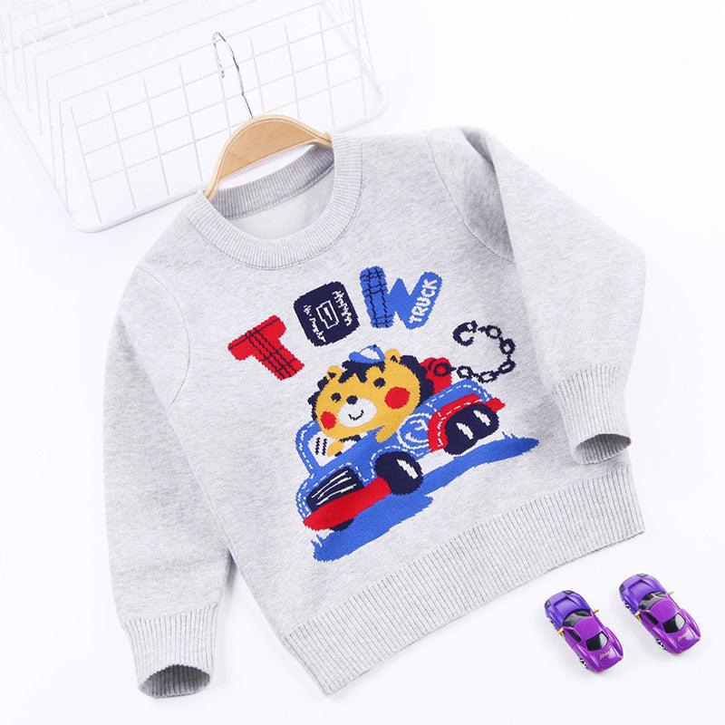 Boys' double - layered jacket, sweaters are not fading - Amazitshop