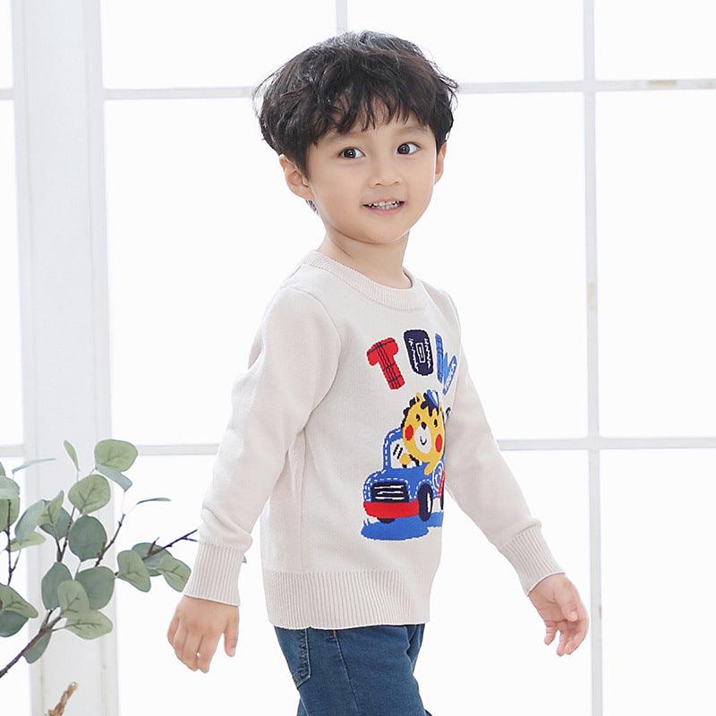 Boys' double - layered jacket, sweaters are not fading - Amazitshop