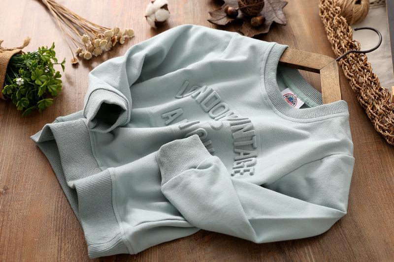 Boys Long Sleeve Pullover Crew Neck - Amazitshop