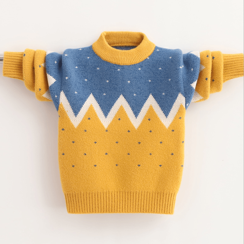 Boys' Pullover Fleece Thickened Mink Mink Velvet - Amazitshop