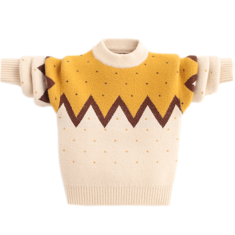 Boys' Pullover Fleece Thickened Mink Mink Velvet - Amazitshop