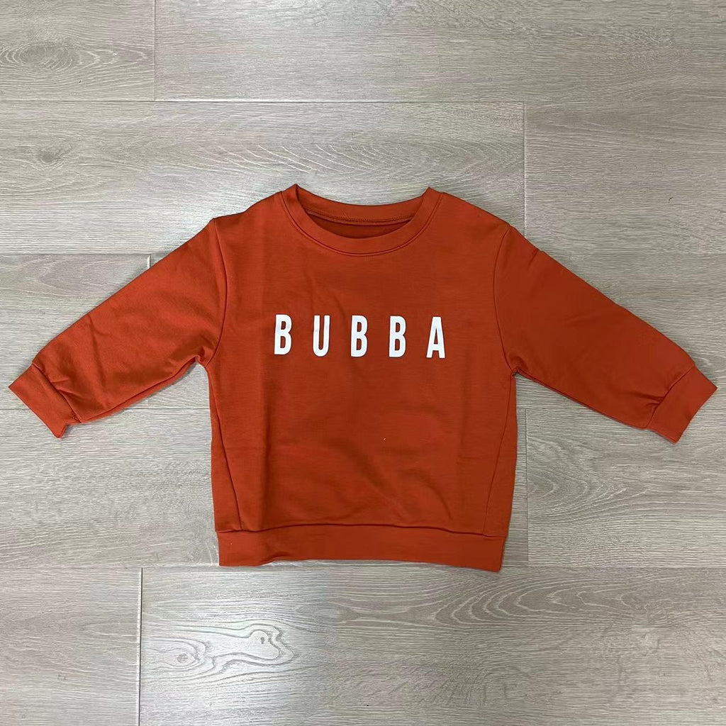 Boys' Pullover Letter Print Casual Sweatshirt Children - Amazitshop