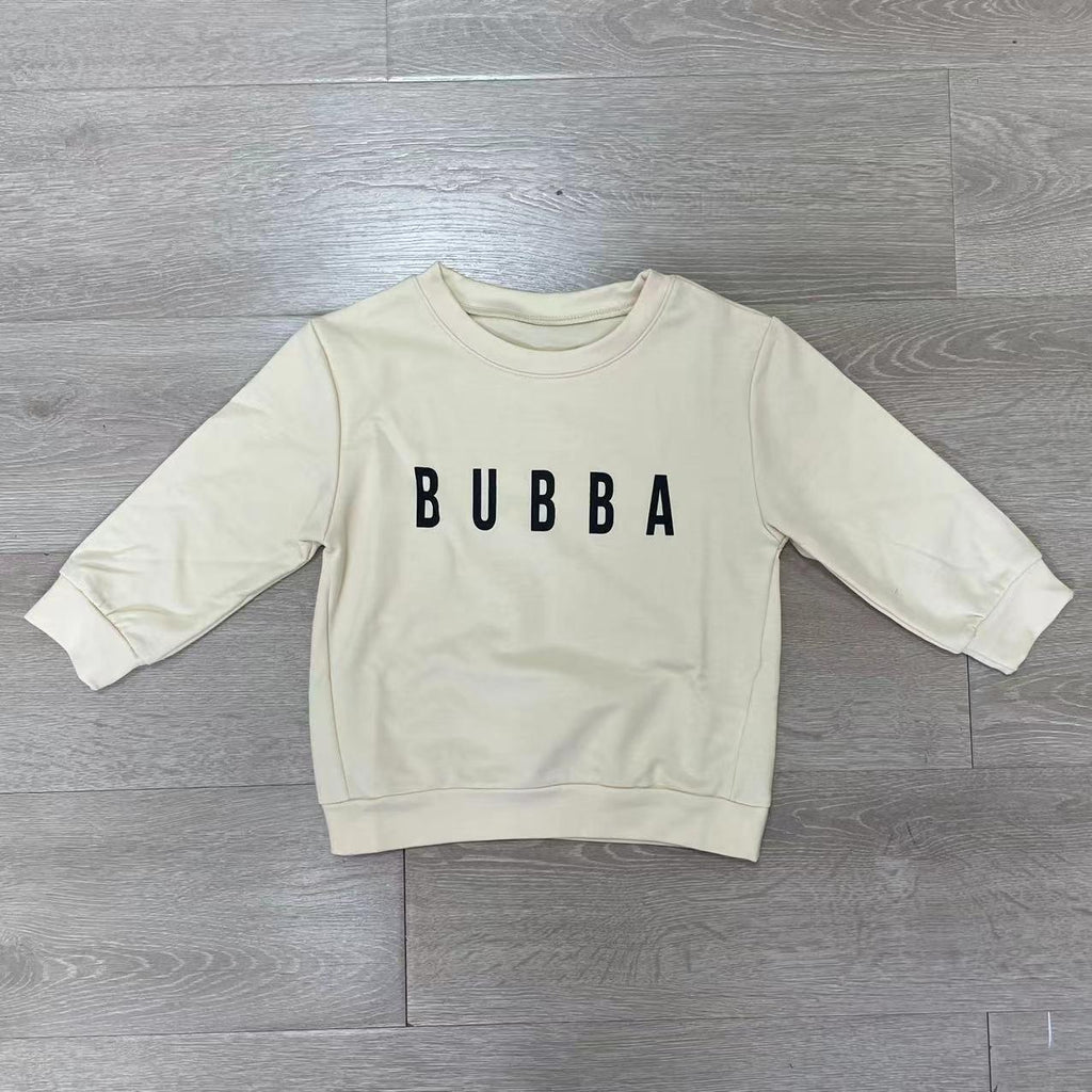 Boys' Pullover Letter Print Casual Sweatshirt Children - Amazitshop