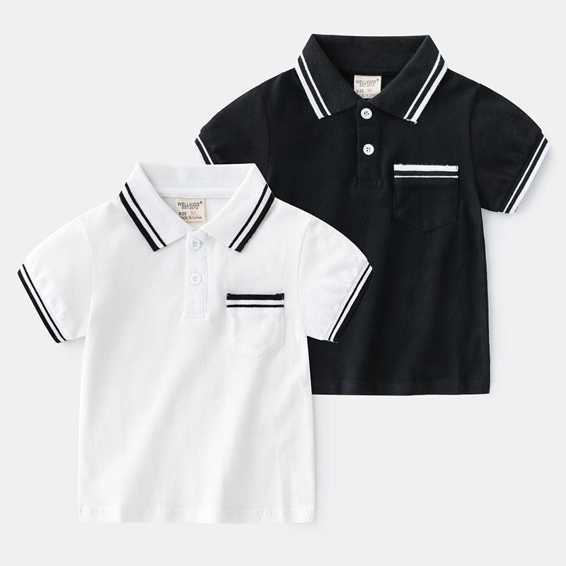 Boys' T-Shirt Summer Polo Shirt - Amazitshop