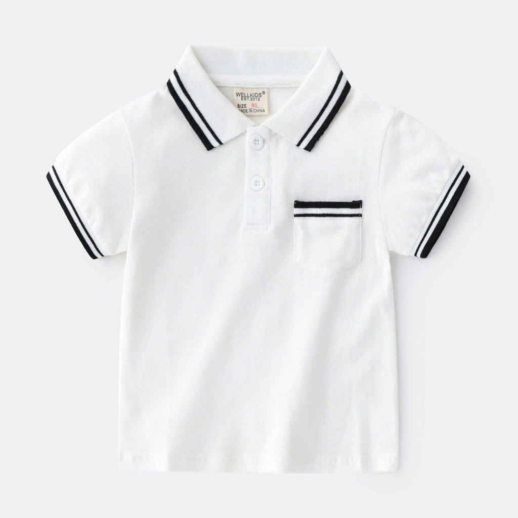 Boys' T-Shirt Summer Polo Shirt - Amazitshop