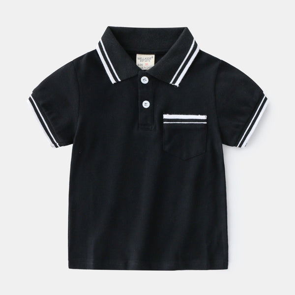 Boys' T-Shirt Summer Polo Shirt - Amazitshop