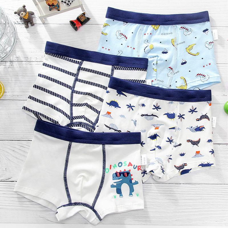 Boys' underwear, cotton children's boxer briefs, boys' boxer briefs - Amazitshop