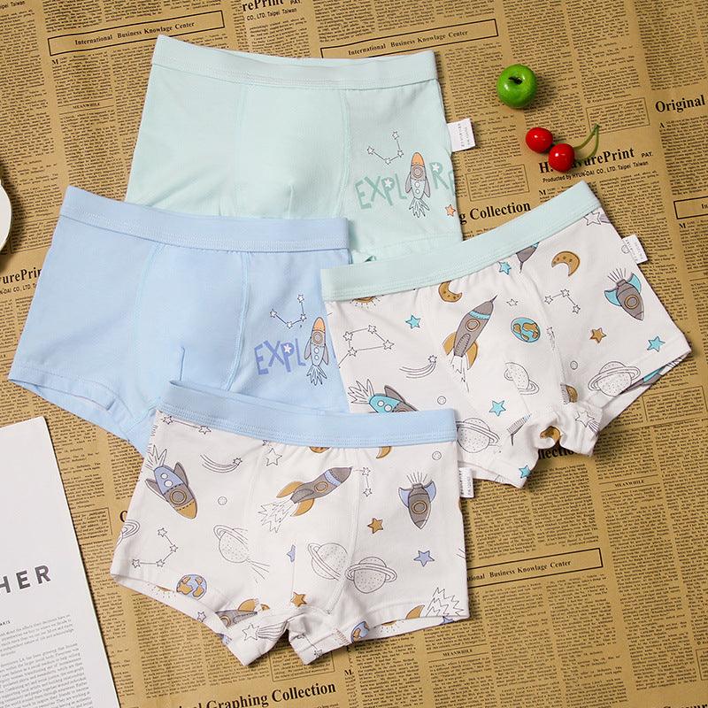 Boys' underwear, cotton children's boxer briefs, boys' boxer briefs - Amazitshop