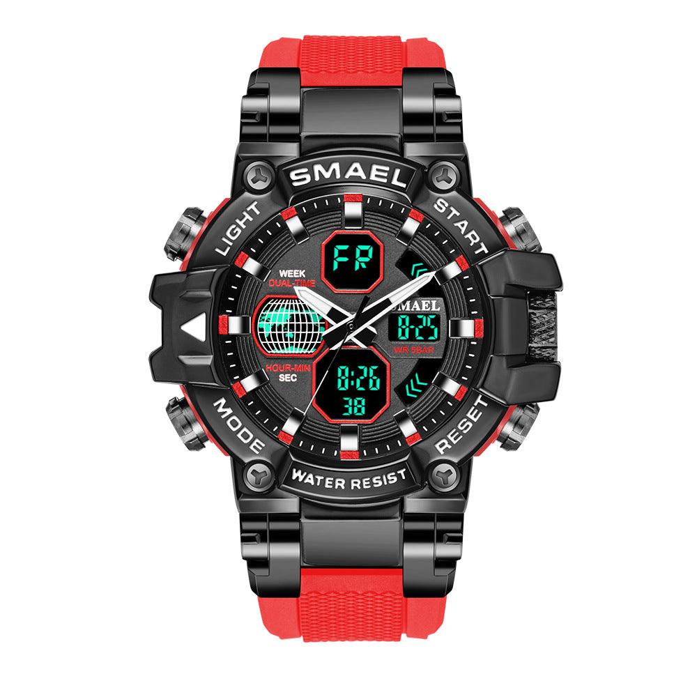 Brand Men's Sports Fashion Fitness Watch Dual - Amazitshop